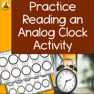 Reading analog clock worksheet measurement review