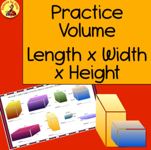 Volume practice worksheet