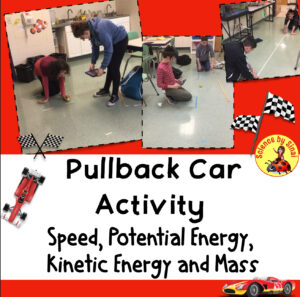 Pullback toy car lab acceleration speed potential energy