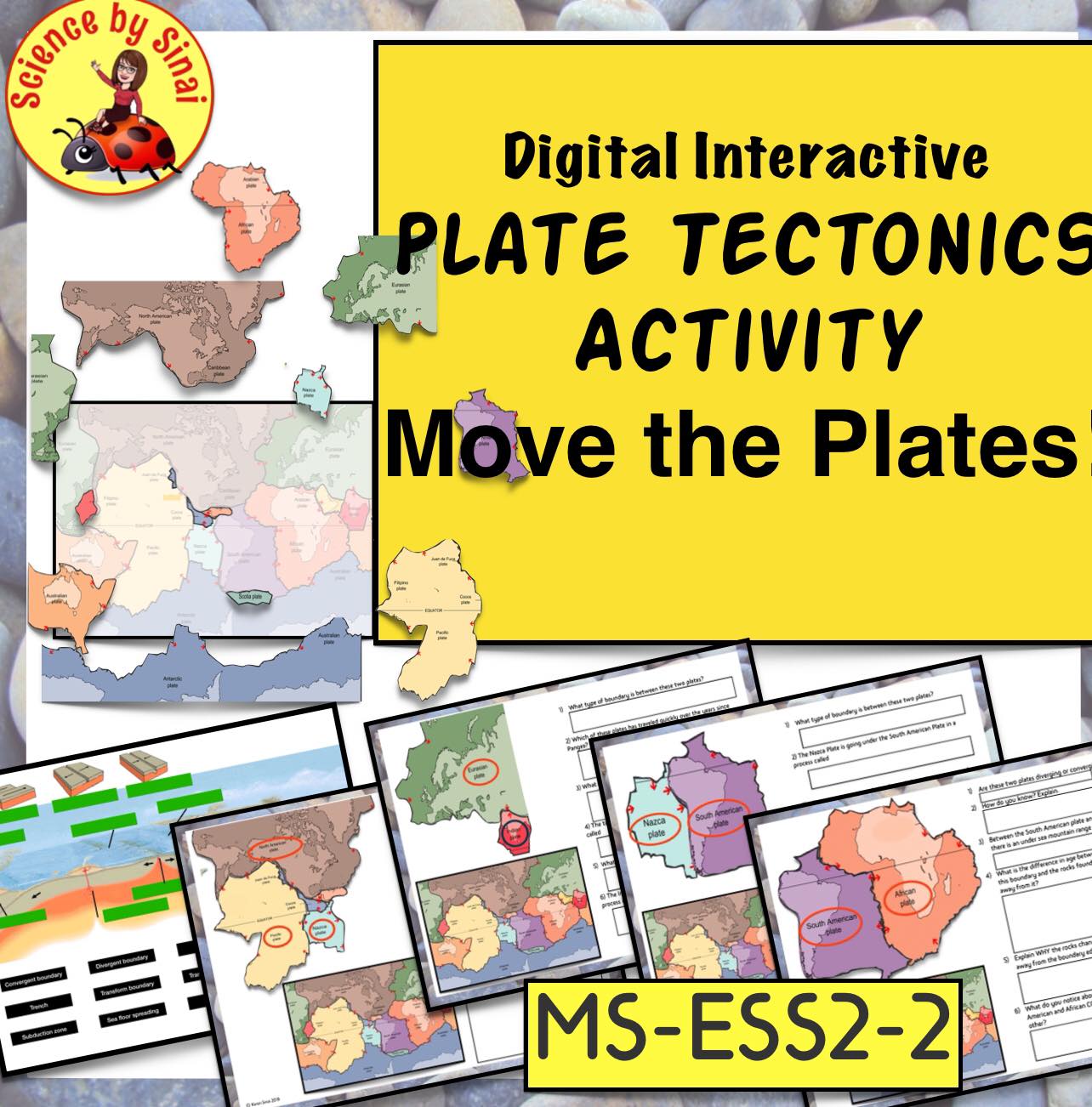 Digital Interactive - Plate Tectonics Activity: Move the Plates
