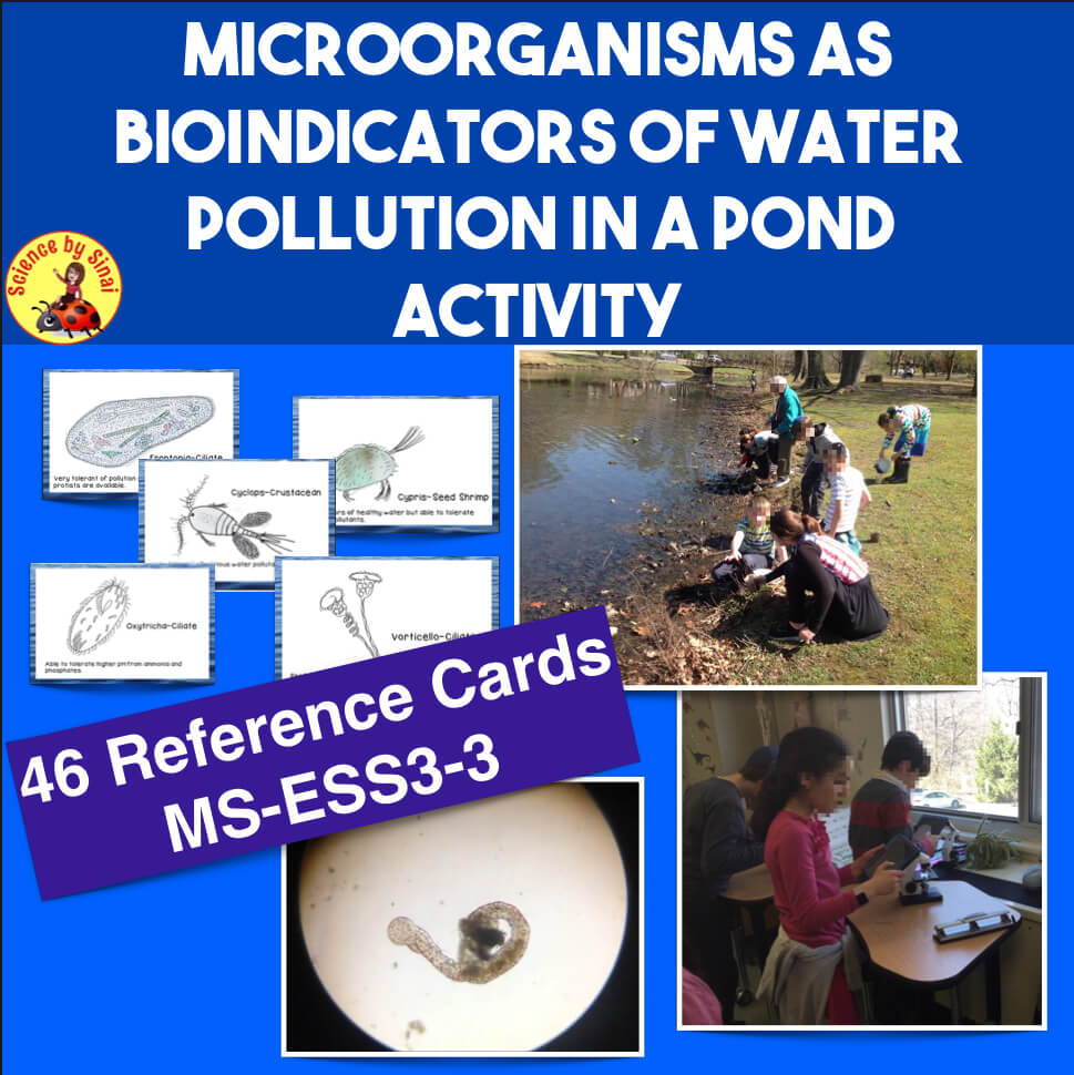 microorganisms as bioindicators of water pollution in a pond activity
