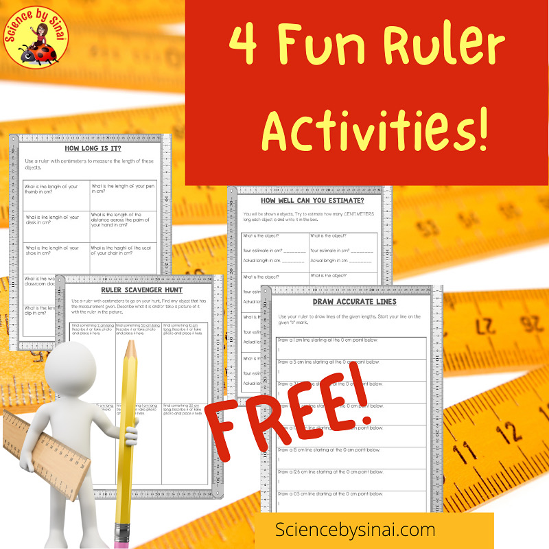 4 fun ruler activities freebie