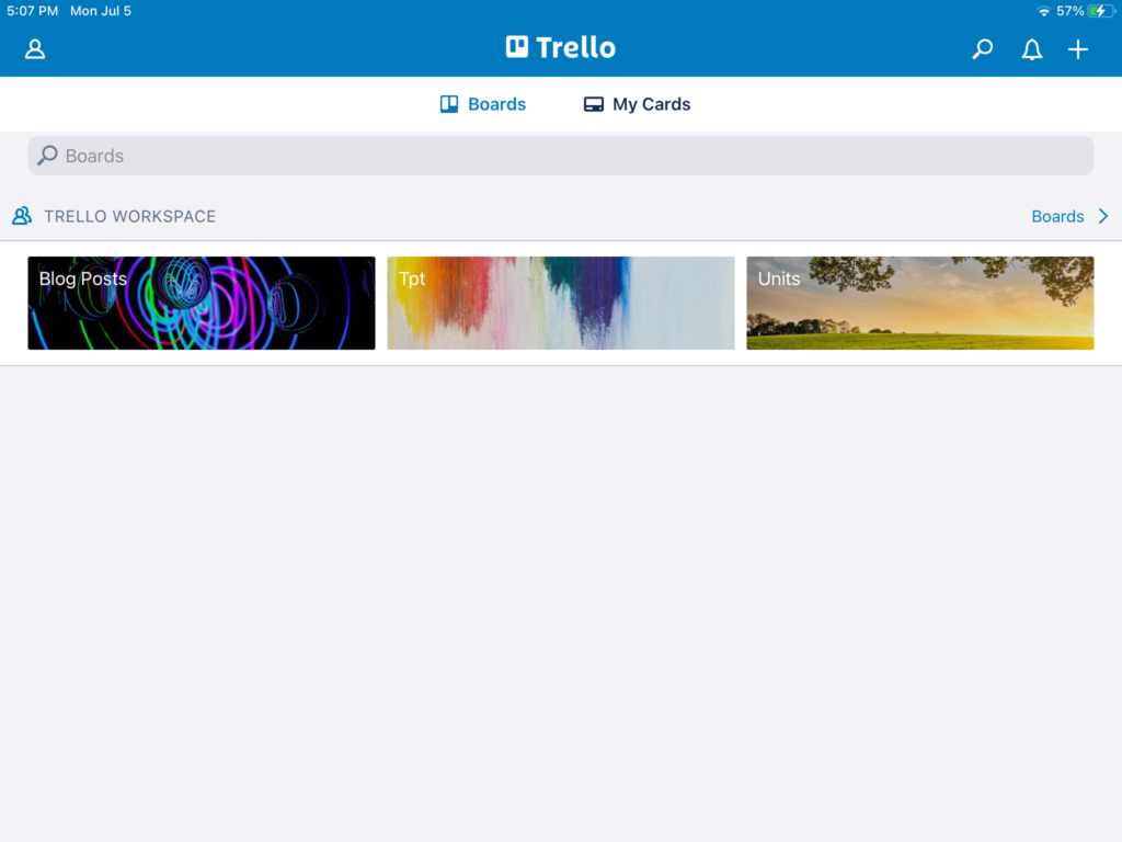 Trello board examples