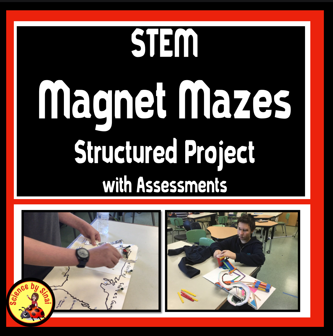 Magnet maze stem project sciencebysinai.com