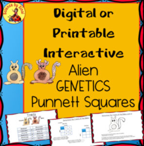 Alien genetics Punnett squares