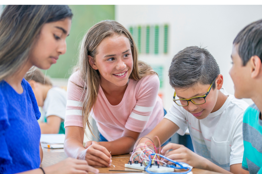 middle school science classroom