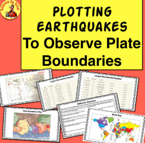 Plotting earthquakes and plate tectonic boundaries activity