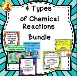 Types of chemical reactions bundle Science by Sinai Teachers Pay Teachers