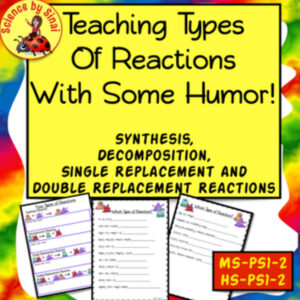 Teaching types of reactions with some humor. Science by Sinai Teachers Pay Teachers