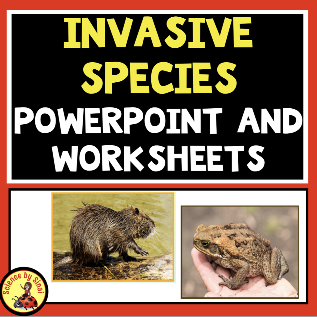 Invasive PowerPoint and worksheets science by sinai