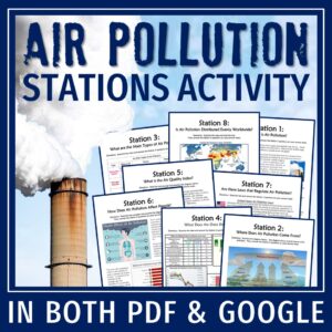 Flying colors science air pollution activities