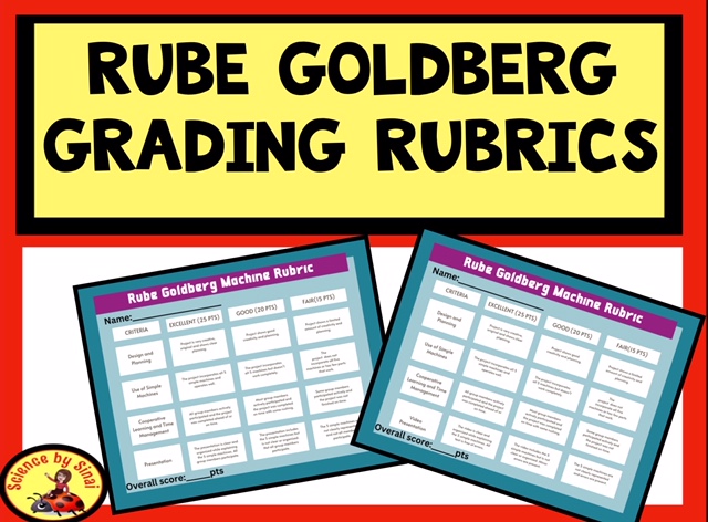 Free Rube Goldberg Grading Rubric science by sinai 