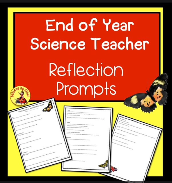 End of Year Science Teacher – Reflection Prompts
