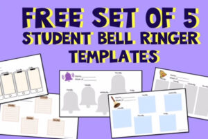 Free bell ringer templates science by sinai