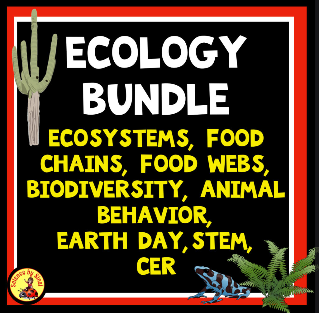 Entire ecology unit of activities science by sinai