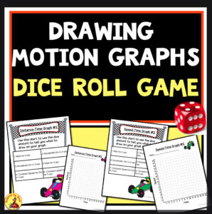 Drawling motion graphs dice roll game science by Sinai