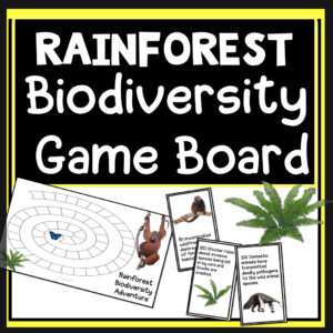 Rainforest biodiversity game board science by Sinai