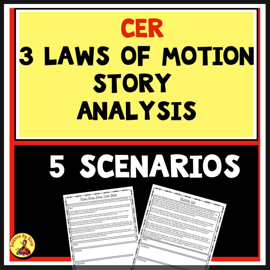 Cer 3 laws of motion story analysis sciencebysinai.com