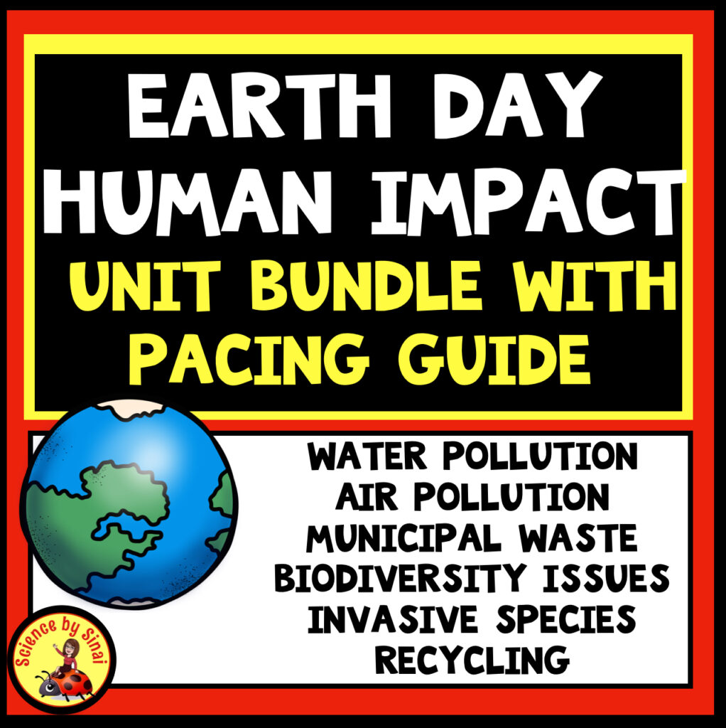 earth day unit bundle with pacing guide sciencebysinai.com