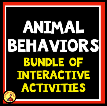 Animal behavior bundle of 15 activities sciencebysinai.com