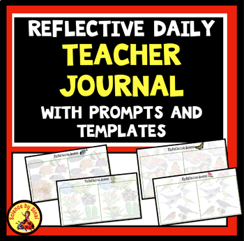 Reflective teacher journal with writing prompts. Sciencebysinai.com