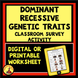 Dominant recessive traits activity sciencebysinai.com