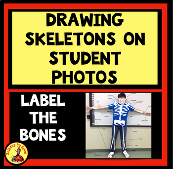 Drawling bones on student photos, label the bones.  Sciencebysinai.com