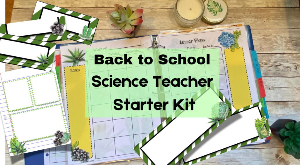 Back to School Essentials: Middle School Science Teacher Starter Kit