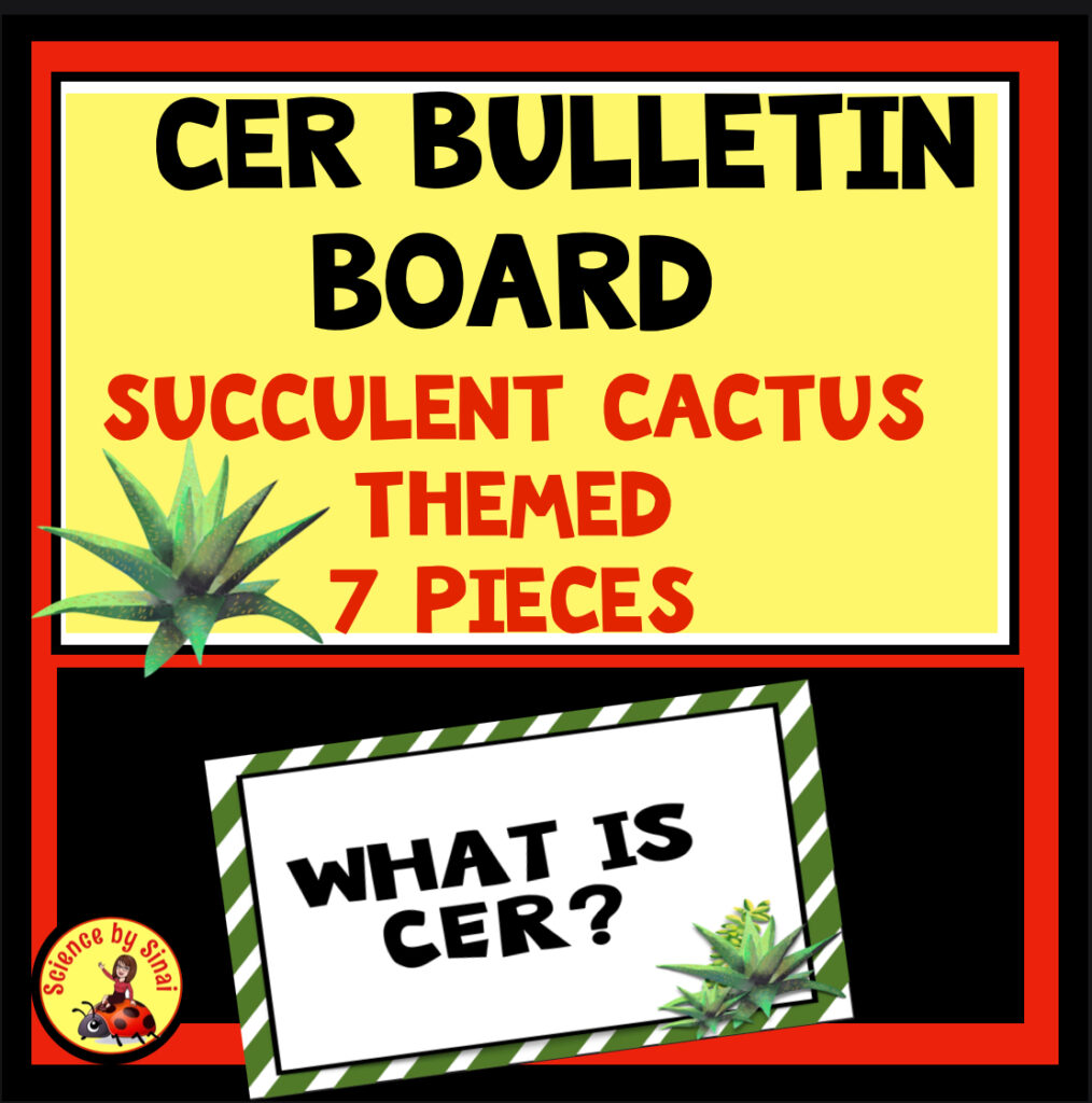 Cer bulletin board cactus succulents themed sciencebysinai.com