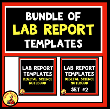 Lab report template bundle 8-28-24