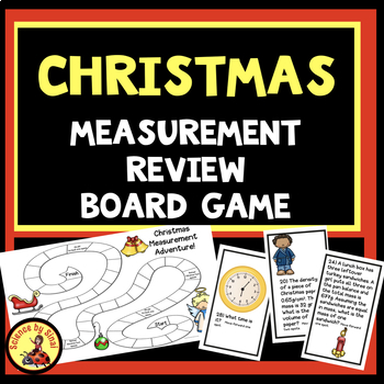 Christmas measurement review board game activity science. Sciencebysinai.com