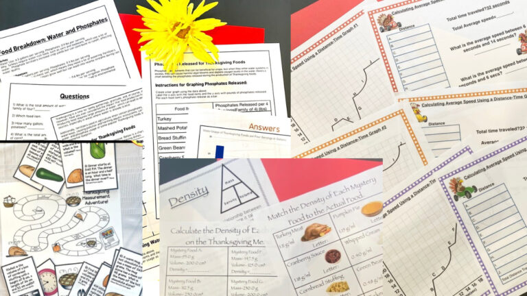 Middle School Thanksgiving Science Ideas to Keep Students Focused